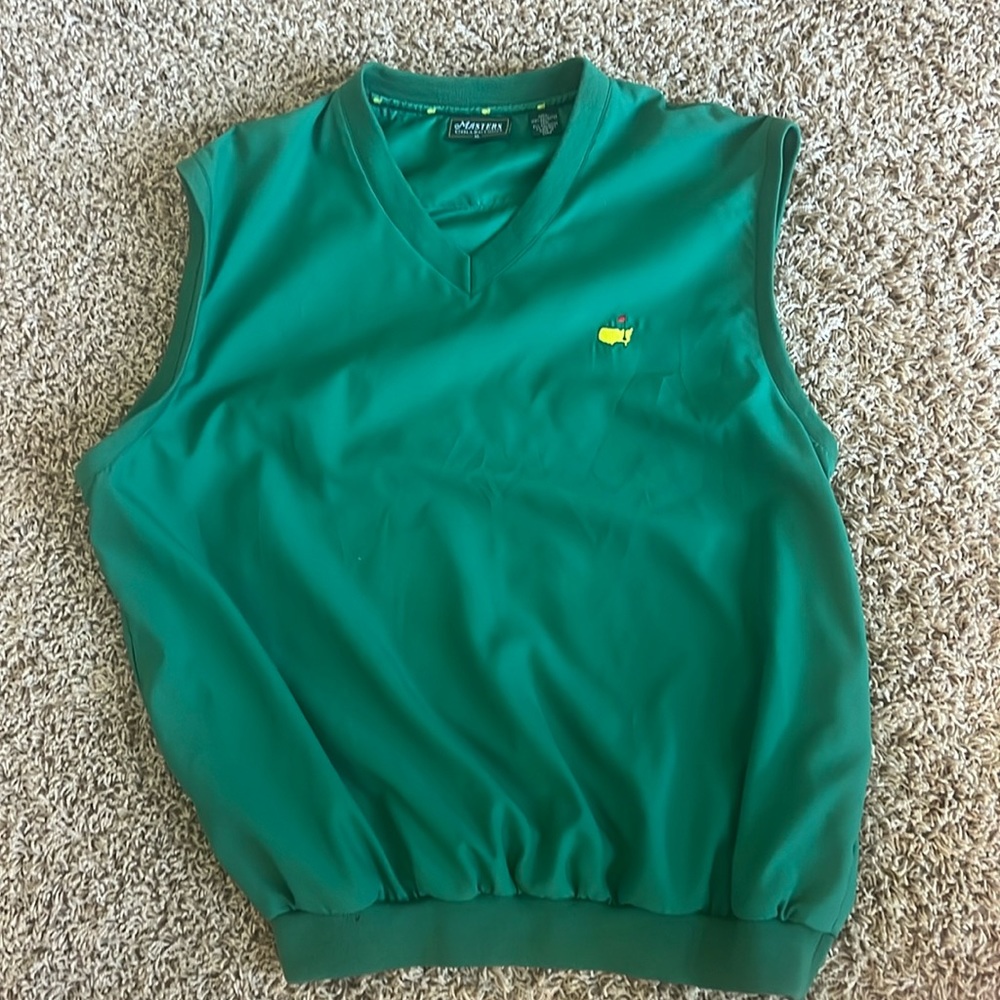 MASTERS Golf Green Sweater Vest from Clubhouse Collection XL